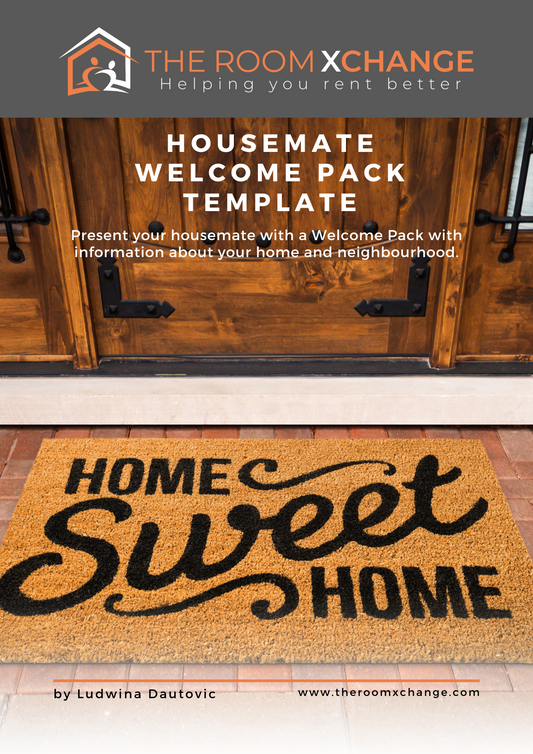 Housemate Welcome Pack Template (One template only)